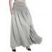 S  5XL Women Casual Pure Color Skirts with Pockets