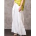 100  Cotton Woman Loose Fit Floor Length Pants