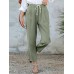 100  Cotton Solid Simple And Comfortable Work Pants