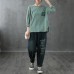 Casual jeans children elastic waist new autumn loose pants