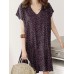 Cottagecore Polka Dot Ruffle V Neck Cotton Midi Dress