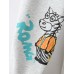 Cartoon Animal Print Drawstring Pocket Elastic Waist Casual Pants For Women