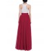 Bow Belt Solid Color Mesh Tulle Pleated High Waist Women Maxi Skirt